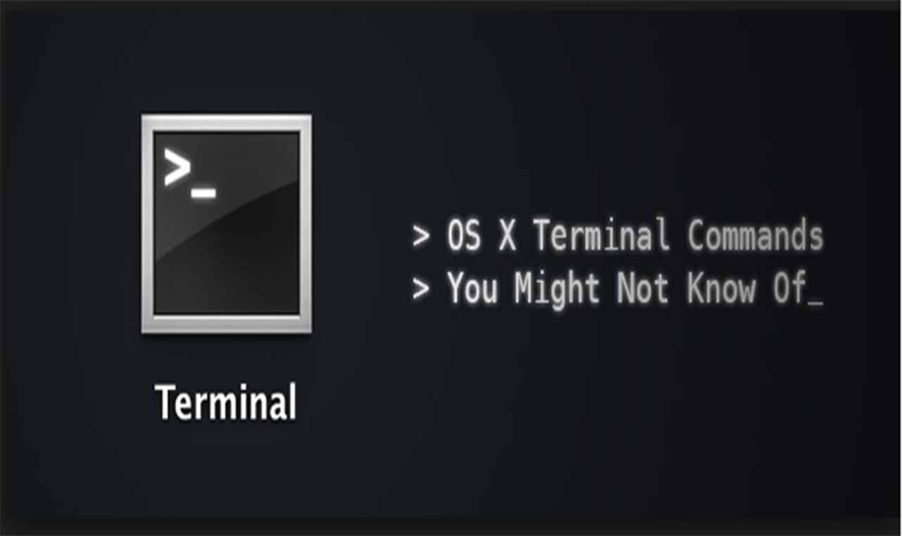 how to open mac terminal commands